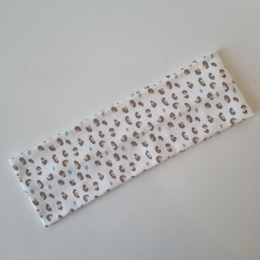 Pannband leopard offwhite