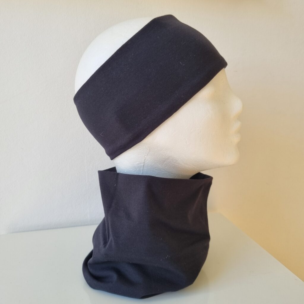 Pannband/buff svart