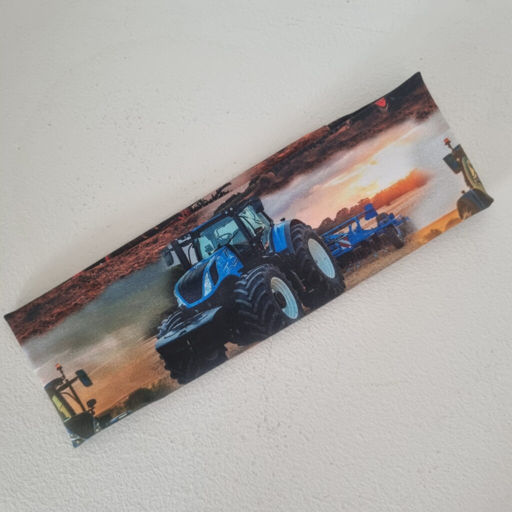Pannband traktor blå